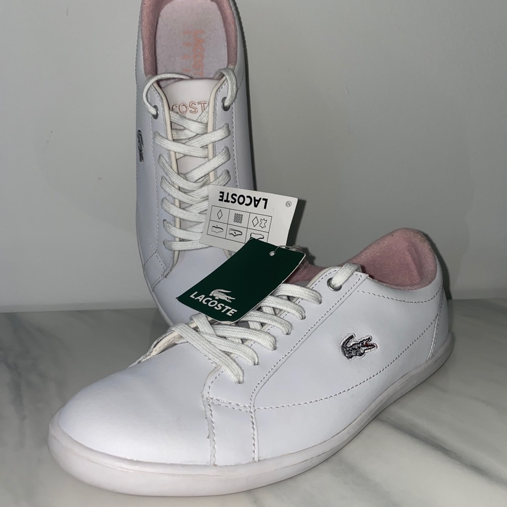 Women's Lacoste Freva Sports Shoes Leather 6.5NEW - Picture 7 of 10